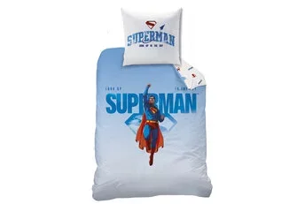 Superman Dekbedovertrek Look Up - Katoen