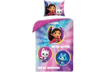 Gabby's poppenhuis Dekbedovertrek Singing - Polyester
