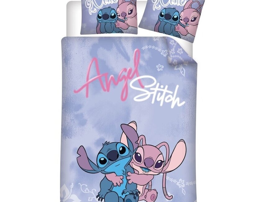 Disney Lilo & Stitch Dekbedovertrek 2 Cute - 140 x 200 cm + 65 x 65 cm - Polykatoen