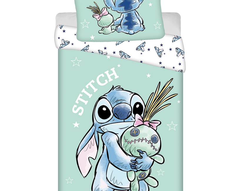Disney Lilo & Stitch Dekbedovertrek Buddies - 140 x 200 cm + 70 x 90 cm - Katoen