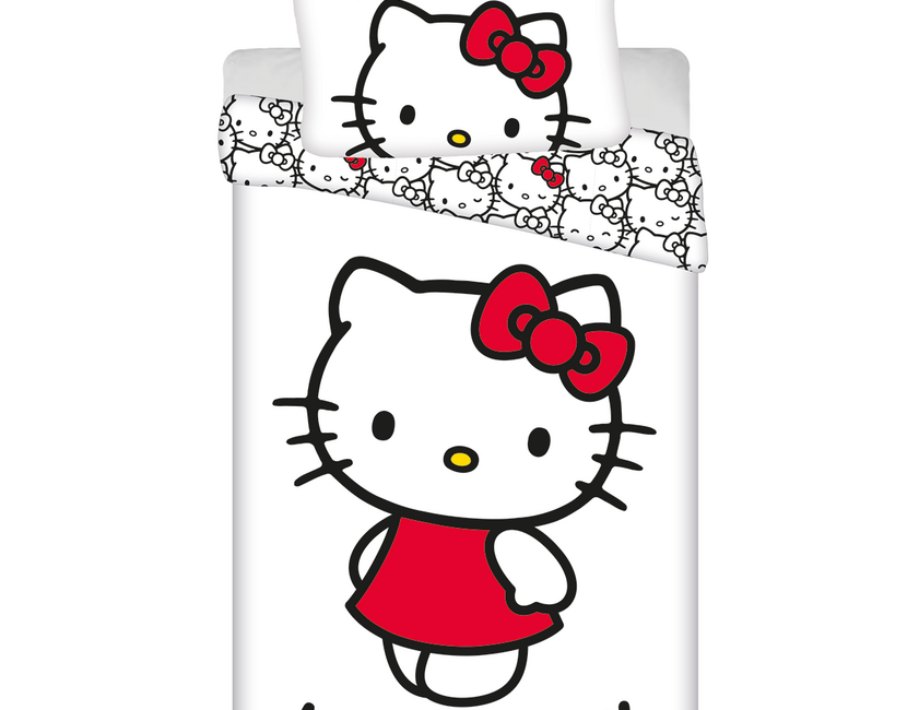 Hello Kitty Dekbedovertrek Classic - 140 x 200 cm + 70 x 90 cm - Katoen