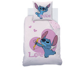 Disney Lilo & Stitch Dekbedovertrek Cupidon - 140 x 200 + 63 x 63 cm - Katoen