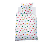 Wee Blue Bell Dekbedovertrek Amour - 140 x 200 + 63 x 63 cm - Katoen