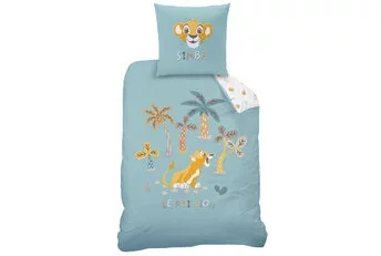 Disney The Lion King Dekbedovertrek, Savana - Katoen
