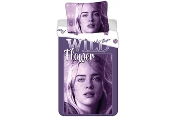 Billie Eilish Dekbedovertrek, Wild Flower - Katoen