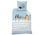 Bluey Dekbedovertrek, Together - Eenpersoons - 140 x 200 + 63 x 63 cm - Katoen