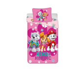 Paw Patrol dekbedovertrek, Heroic - Eenpersoons - 140 x 200 cm / 60 x 80 cm - Katoen
