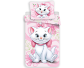 Disney Aristocats Dekbedovertrek, Pink - Eenpersoons 140 x 200 + 70 x 90 cm - Katoen