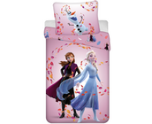 Disney Frozen Dekbedovertrek, Magical Time - Eenpersoons 140 x 200 + 70 x 90 cm - Katoen