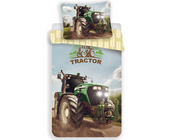 Sweet Home Dekbedovertrek, Tractor - Eenpersoons - 140 x 200 cm / 70 x 90 cm - Katoen