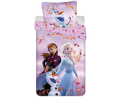 Disney Frozen Dekbedovertrek, Magic - Eenpersoons 140 x 200 + 70 x 90 cm - Katoen