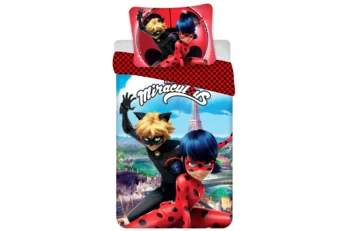 Miraculous Dekbedovertrek, Cat Noir - Katoen