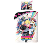Boruto Dekbedovertrek, Next Generation - Eenpersoons - 140 x 200 + 70 x 90 cm  - Katoen