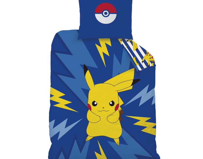 Pokémon Dekbedovertrek, Spike - Eenpersoons - 140 x 200 cm - Katoen
