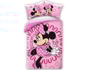 Dekbedovertrek Roze- Eenpersoons