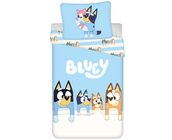 Bluey Dekbedovertrek, Stripes- Eenpersoons - 140 x 200 + 70 x 90 cm  - Katoen