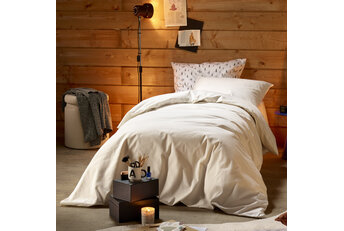 Moodit Dekbedovertrek Freya Cream - Katoen Flanel