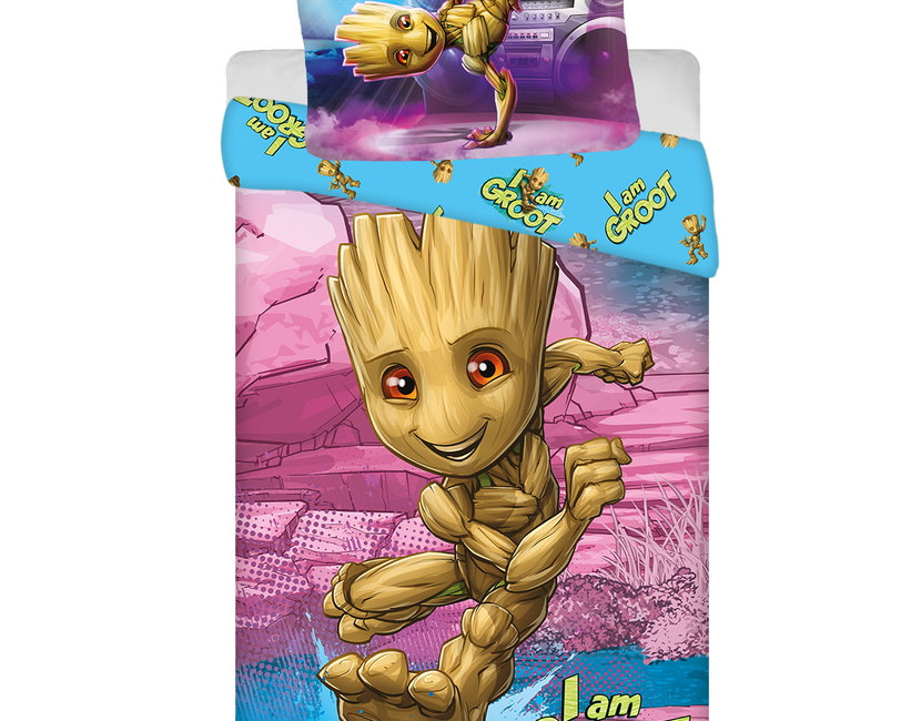 Groot Dekbedovertrek, Flora Colossus - Eenpersoons - 140 x 200 + 70 x 90 cm  - Katoen