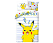 Pokémon Dekbedovertrek, Pikai - Eenpersoons - 140 x 200 + 65 x 65 cm - Katoen