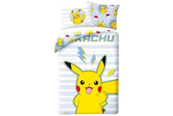 Pokemon Dekbedovertrek, Pikai - Katoen