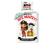 Dekbedovertrek Kitty Pirates