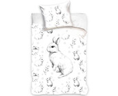 Animal Pictures Dekbedovertrek, Konijntjes - 140 x 200 cm / 70 x 90 cm - Katoen
