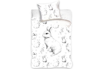 Animal Pictures Dekbedovertrek, Konijntjes - Katoen