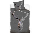 Animal Pictures Dekbedovertrek, Hert - 140 x 200 cm / 70 x 90 cm - Katoen