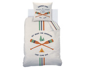 Matt & Rose Dekbedovertrek, Summer camp - 140 x 200 cm + 63 x 63 cm - Katoen