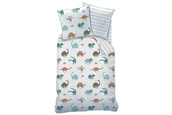 Matt & Rose Dekbedovertrek Dino's - Katoen