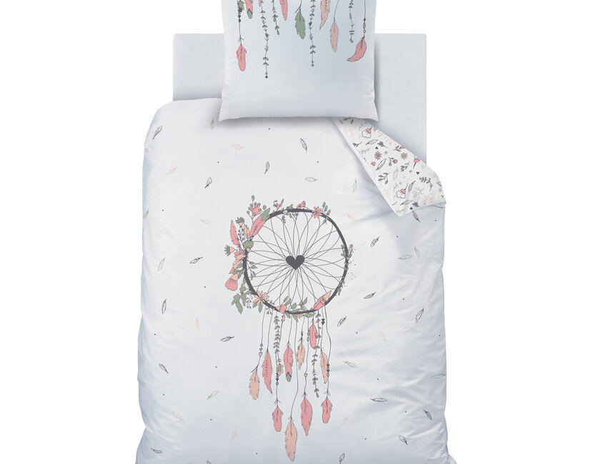 Matt & Rose Dekbedovertrek, Dromenvanger - 140 x 200 cm + 63 x 63 cm - Katoen