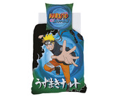 Naruto Dekbedovertrek, Black Clouds - 140 x 200 cm + 63 x 63 cm  - Katoen
