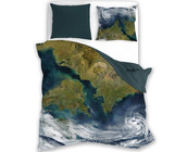 Faro Dekbedovertrek, Earth - 140 x 200 cm + 70 x 90 cm - Katoen