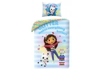 Gabby's poppenhuis Dekbedovertrek, Glitter - Katoen