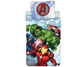 Marvel Avengers Dekbedovertrek, Heroes - 140 x 200 cm + 70 x 90 cm - Katoen