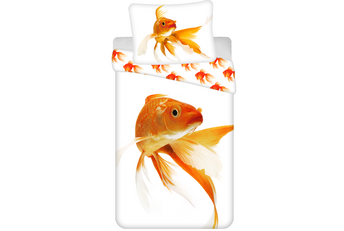 Animal Pictures Dekbedovertrek, Goudvis - Katoen