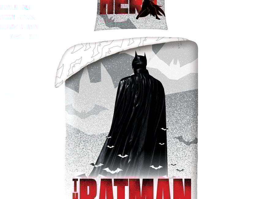 Batman Dekbedovertrek, Hero - 140x200 cm / 70 x 90 cm - Katoen
