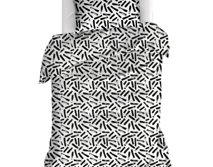 Moodit Dekbedovertrek, Odil Tinto - 140 x 220 + 60 x 70 cm - Katoen