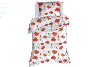 Moodit Dekbedovertrek Odil Papaver - Katoen