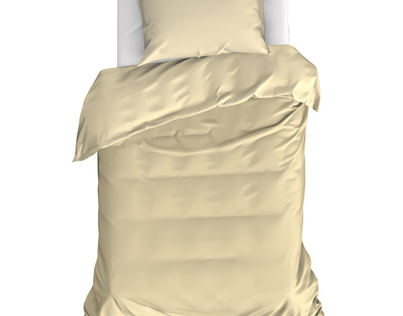 Moodit Dekbedovertrek, Basil Sand - 140 x 220 + 60 x 70 cm - Katoen