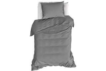 Moodit Dekbedovertrek Basil Grey - Katoen