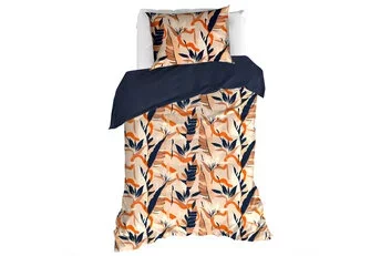 De Witte Lietaer Dekbedovertrek Jungle Cat Dress Blues