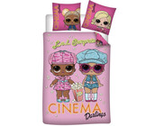 LOL Surprise! Dekbedovertrek,  Cinema Darlings- 140 x 200 cm / 63 x 63 cm - Polyester