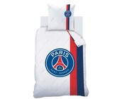 Paris Saint Germain Dekbedovertrek, Retro White - 140 x 200 cm + 63 x 63 cm - Katoen