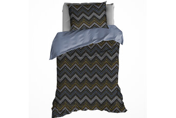 De Witte Lietaer Dekbedovertrek Sioux Blue Grey