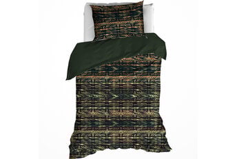 De Witte Lietaer Dekbedovertrek Rufus Khaki - Katoen Flanel