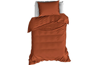 De Witte Lietaer Dekbedovertrek Katoen Satijn Olivia - Bruin