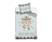 Animal Pictures Dekbedovertrek Wild and Free - 140  x 200 cm + 60 x 70 cm - Katoen