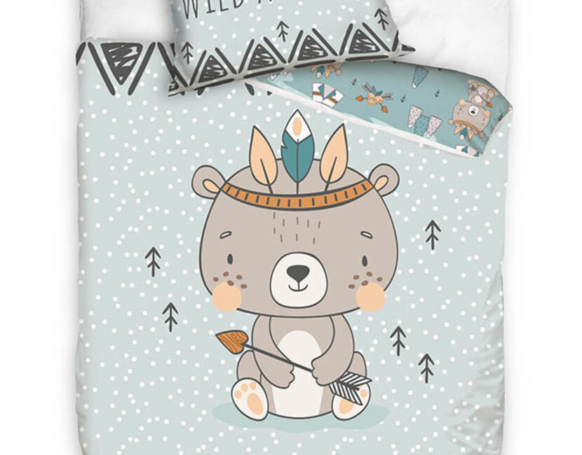 Animal Pictures Dekbedovertrek Wild and Free - 140  x 200 cm + 60 x 70 cm - Katoen