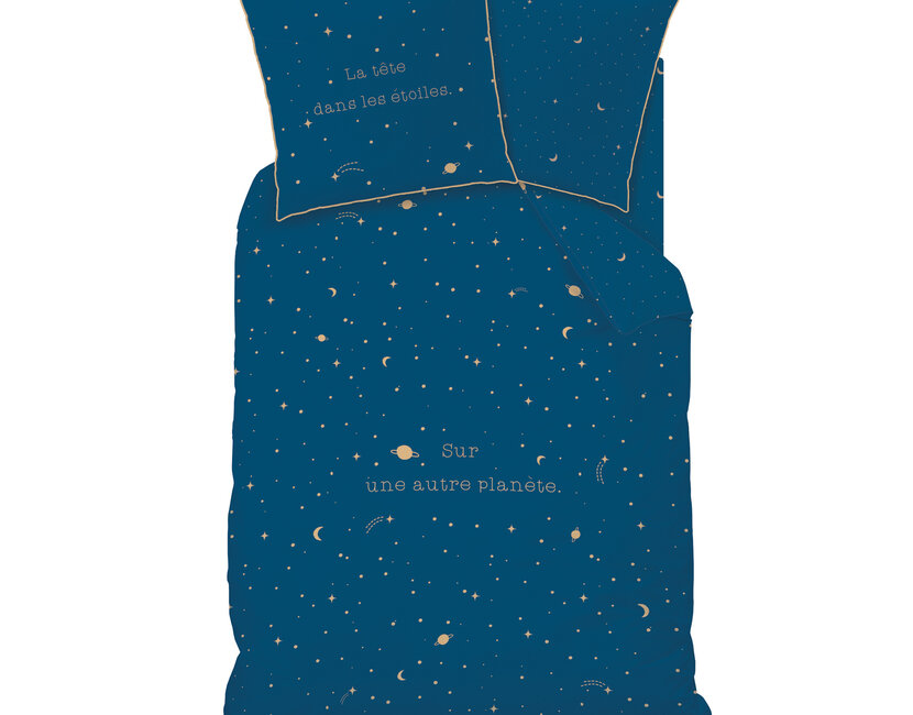 Matt & Rose Dekbedovertrek Star Gaze - 140 x 200 cm + 63 x 63 cm - Katoen